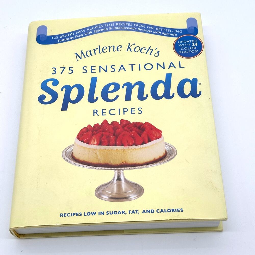 Splenda Cookbook 375 Sensational Recipes Marlene Koch's Hardback Healthy Diet